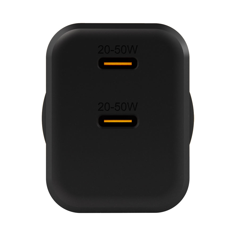 EFM ECO 50W Dual Port Wall Charger - With GaN, Power Delivery and PPS