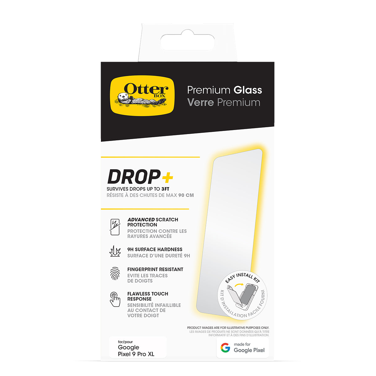 Otterbox Premium Glass - For Google Pixel 9 Pro XL - Clear