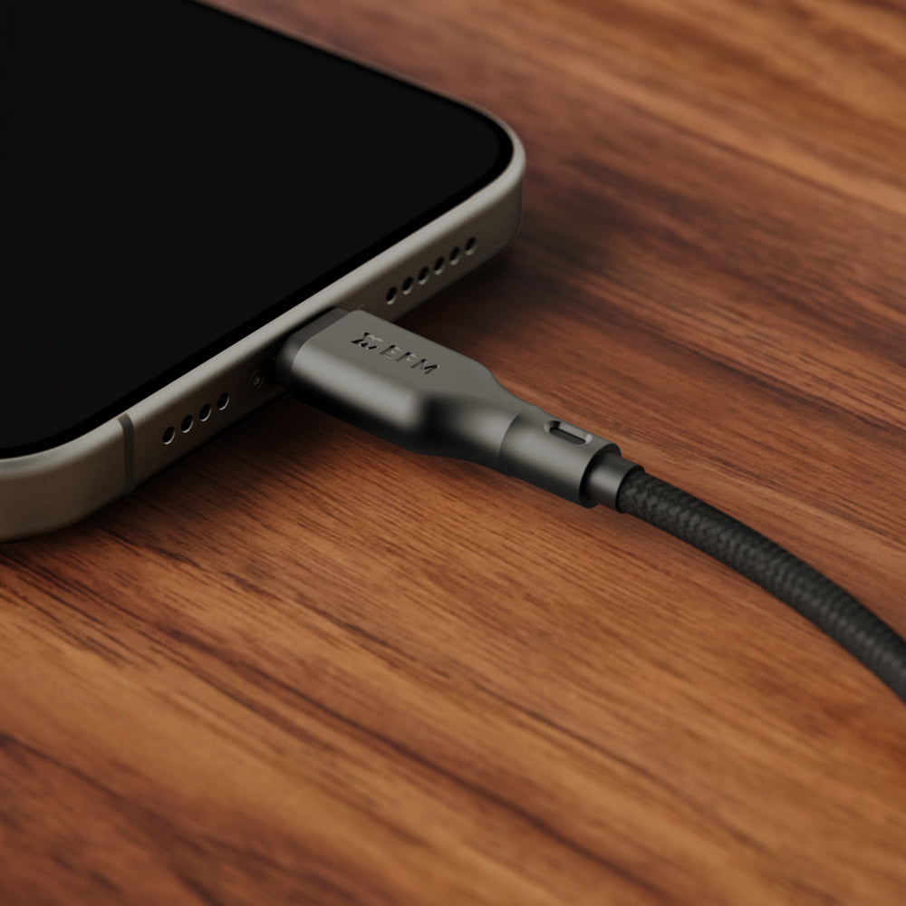 EFM USB-C to USB-C Essential Power Cable - With Aramid Fibre Reinforcement 1M