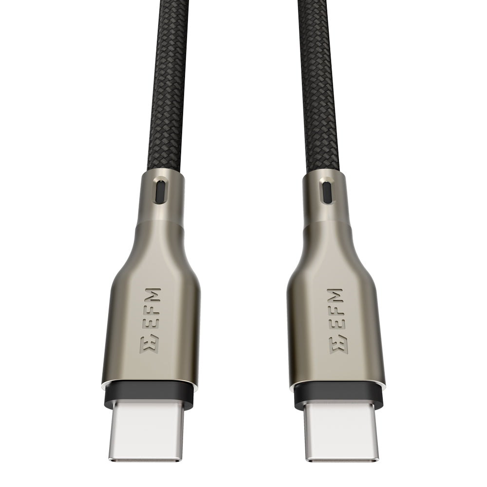 EFM USB-C to USB-C Pro Power and Data Cable - With Aramid Fibre Reinforcement 1M