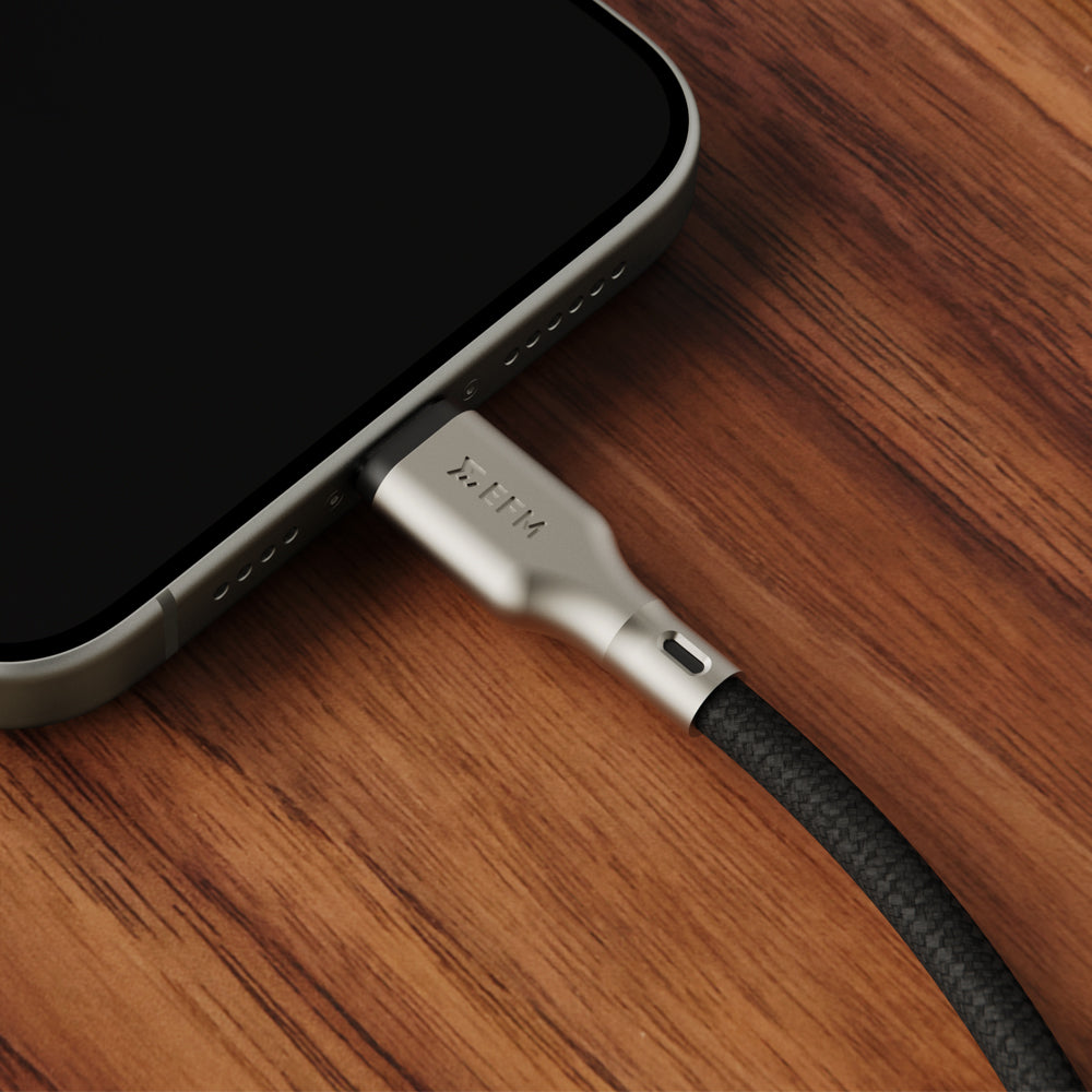 EFM USB-C to USB-C Pro Power and Data Cable - With Aramid Fibre Reinforcement 1M