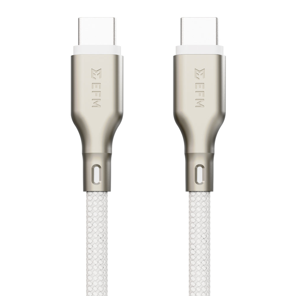 EFM USB-C to USB-C 140W Pro Power and Data Cable - With Aramid Fibre Reinforcement 2M