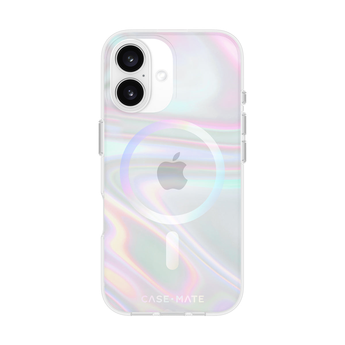 Case-Mate Soap Bubble MagSafe Case - For iPhone 16 - Iridescent