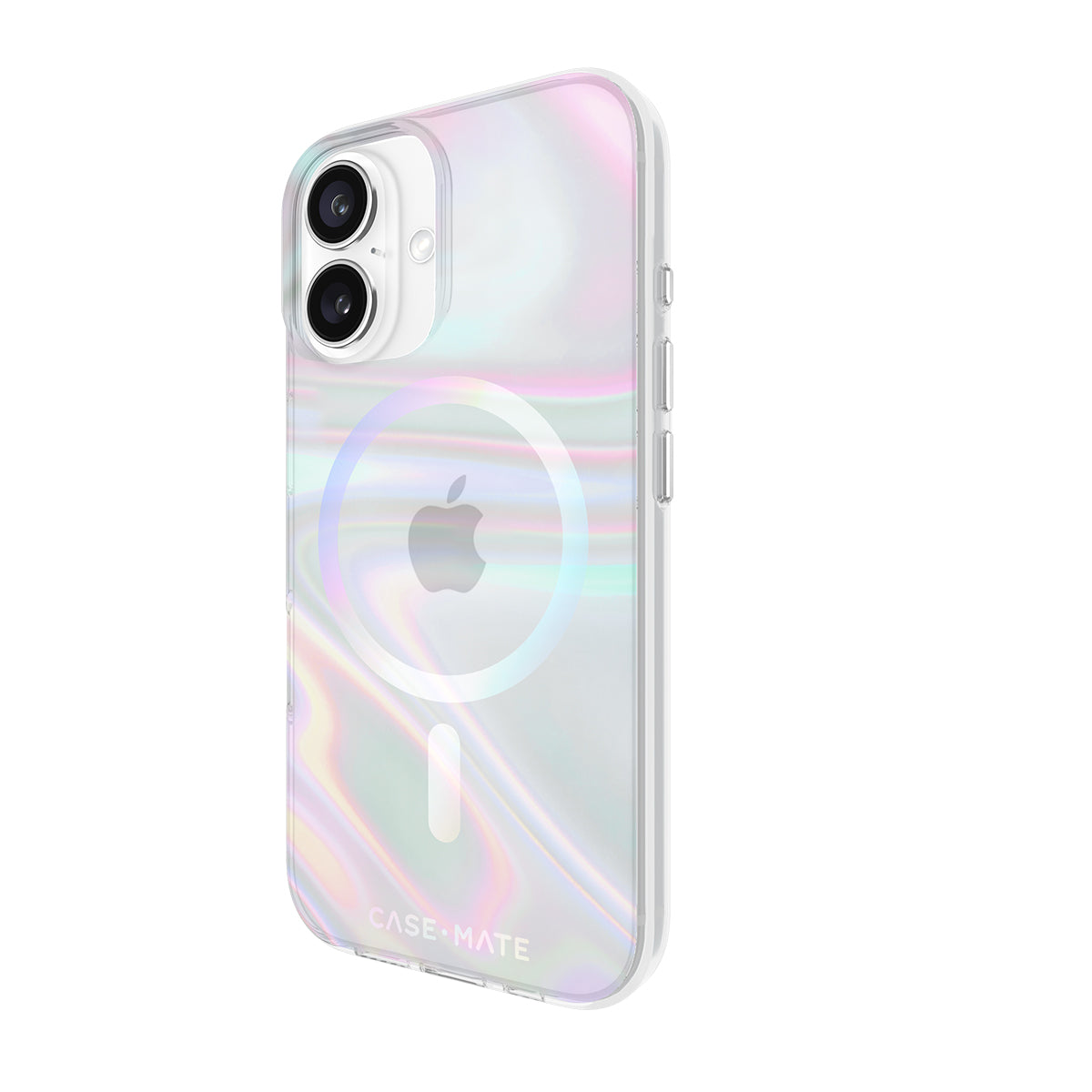 Case-Mate Soap Bubble MagSafe Case - For iPhone 16 - Iridescent