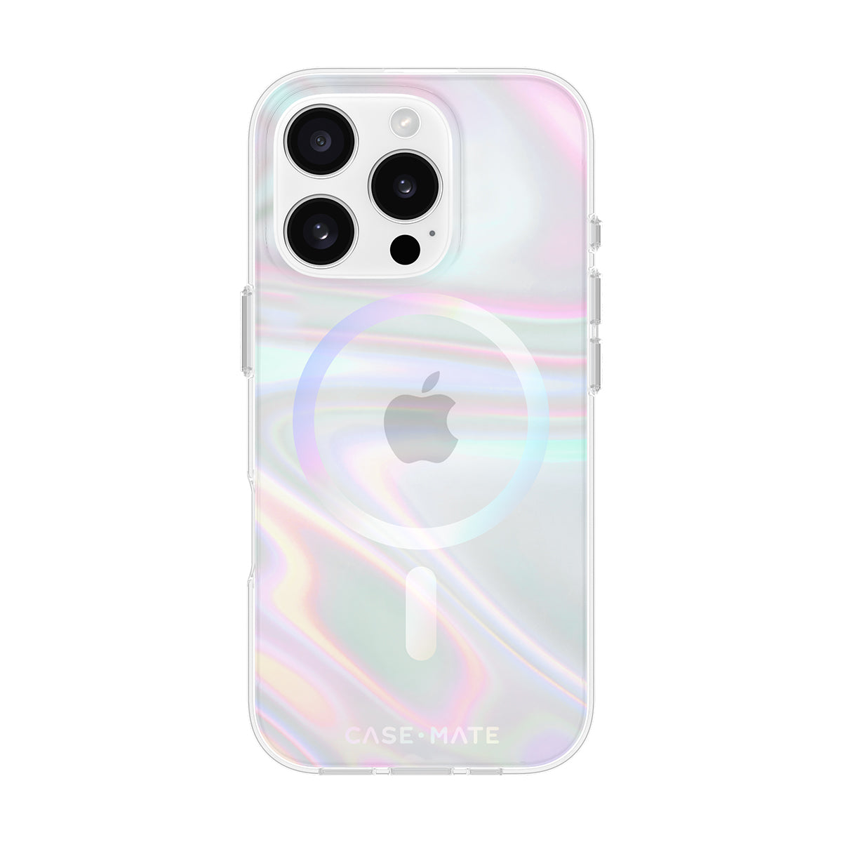 Case-Mate Soap Bubble MagSafe Case - For iPhone 16 Pro - Iridescent