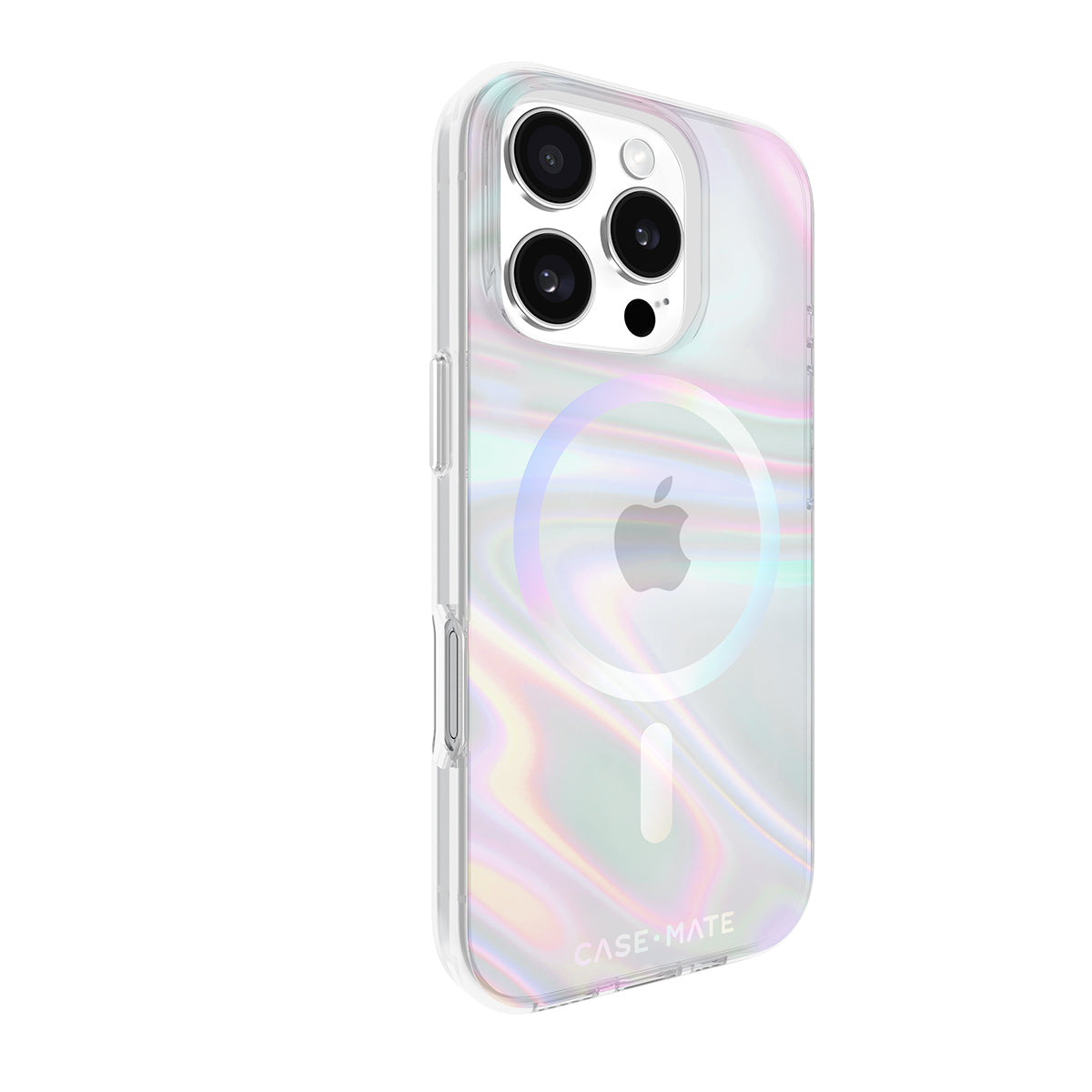Case-Mate Soap Bubble MagSafe Case - For iPhone 16 Pro - Iridescent