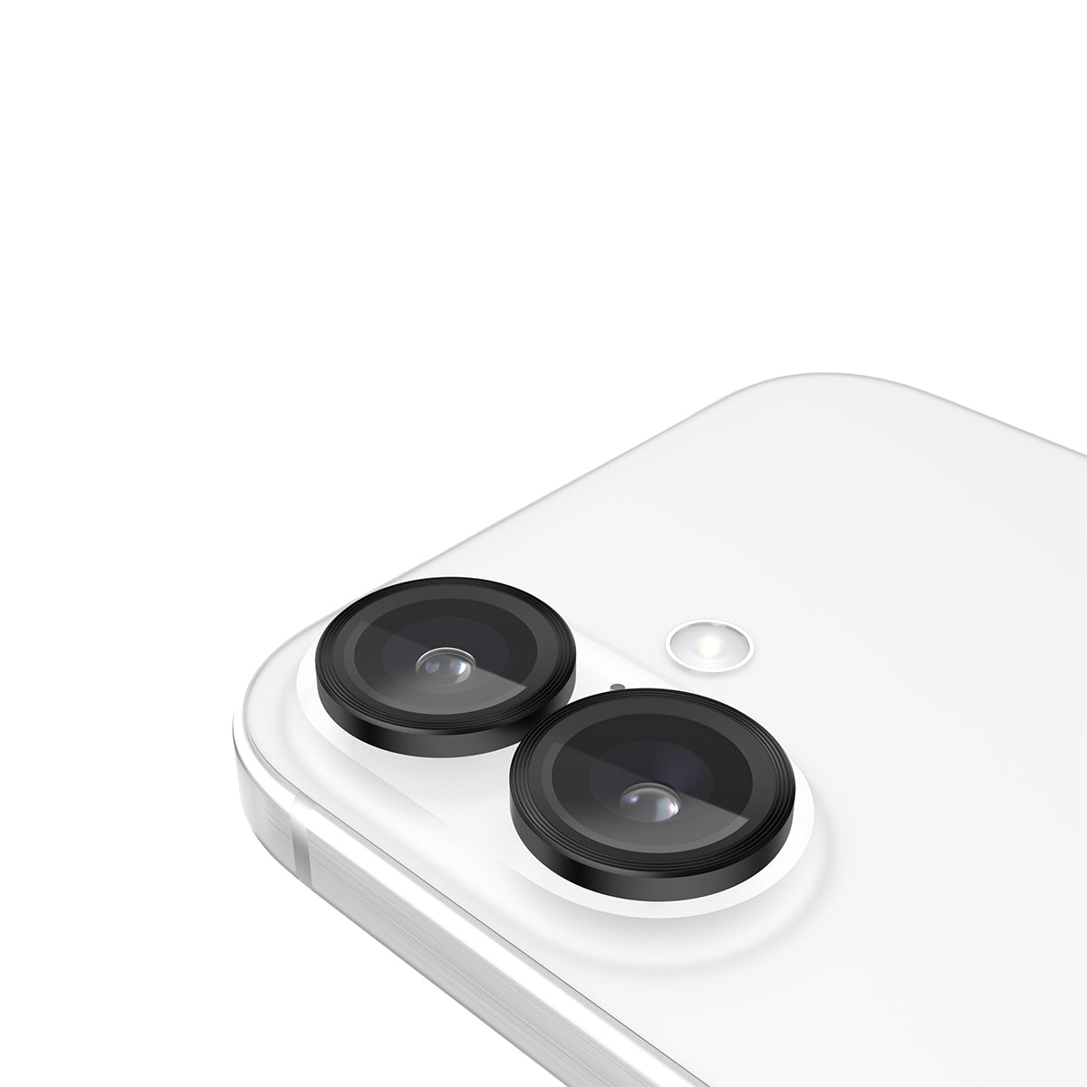 Case-Mate Aluminum Ring Lens Protector - For iPhone 16 / 16 Plus - Black