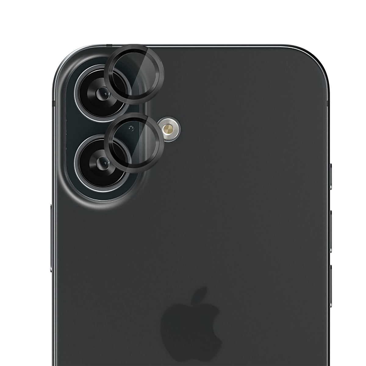 EFM Camera Lens Armour - For iPhone 16 / 16 Plus - Carbon