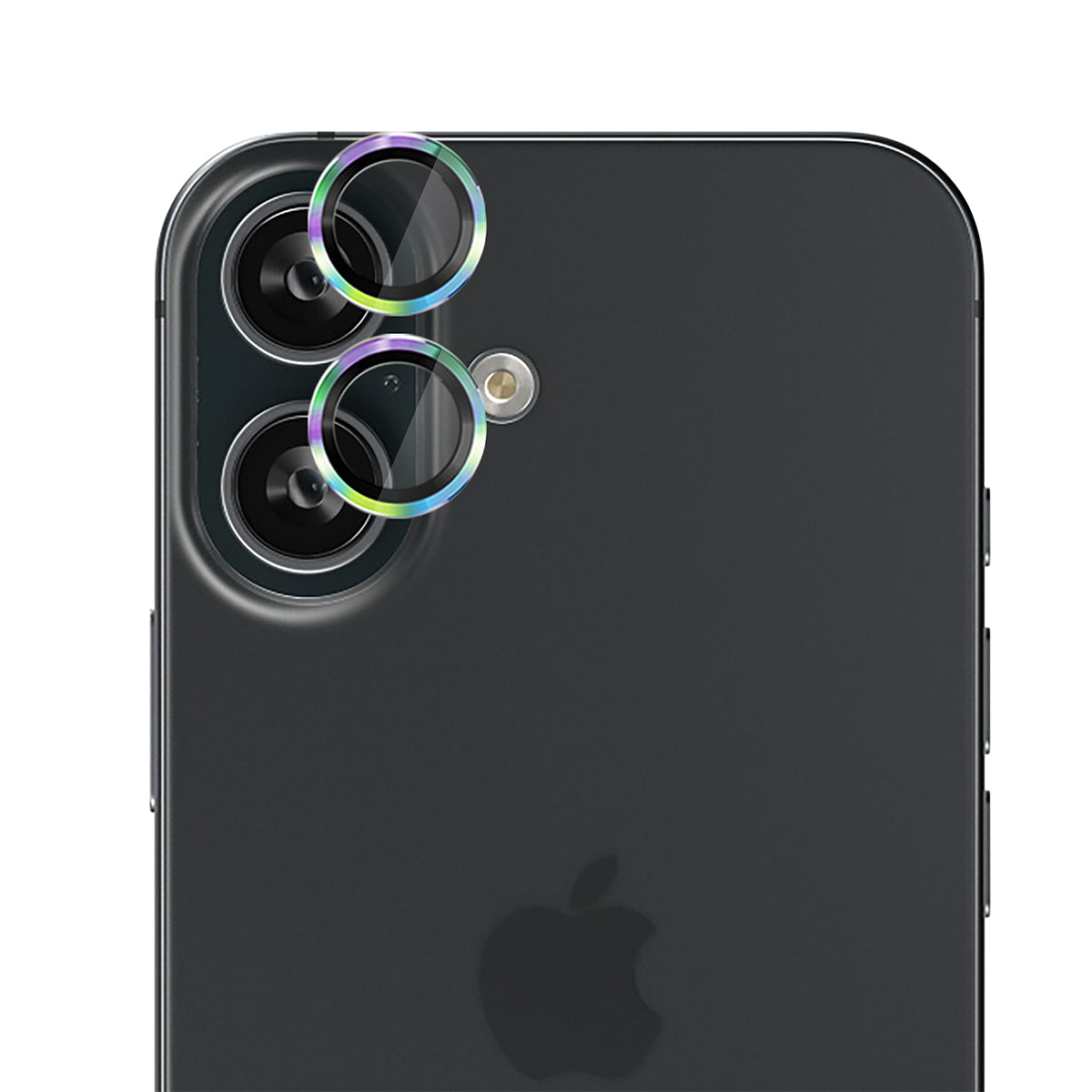 EFM Camera Lens Armour - For iPhone 16 / 16 Plus - Rainbow