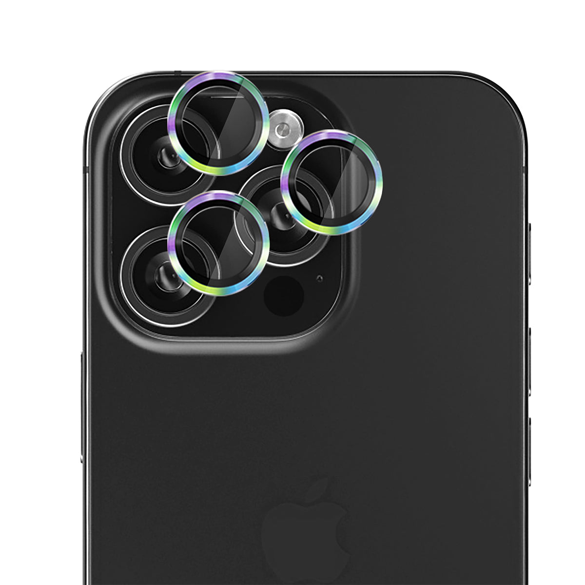 EFM Camera Lens Armour - For iPhone 16 Pro / 16 Pro Max - Rainbow