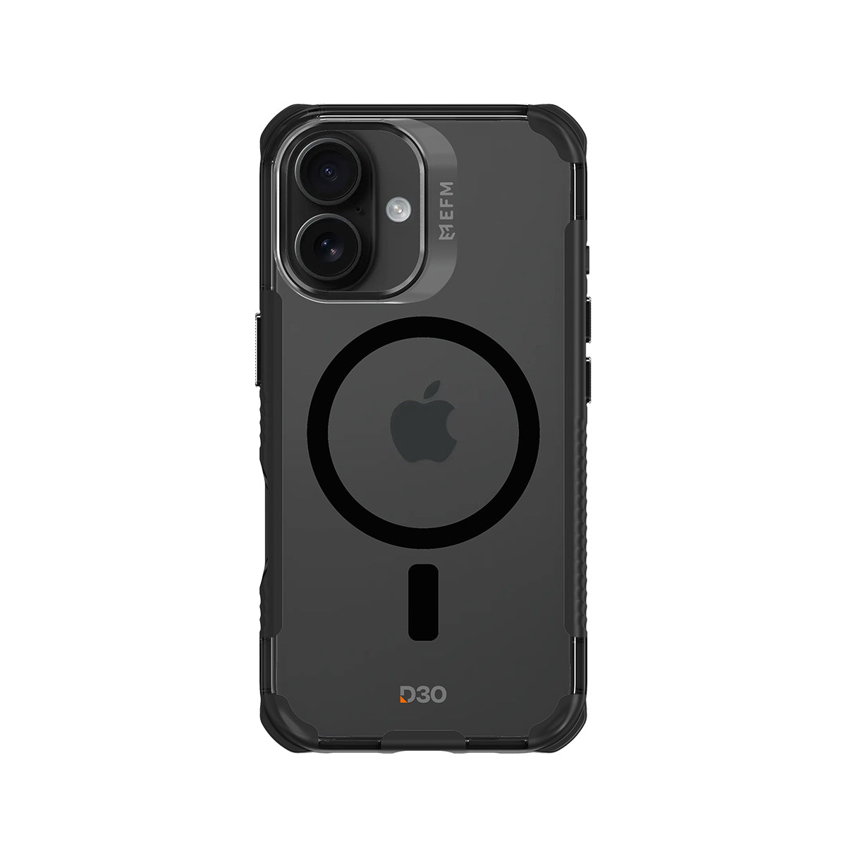 EFM Cayman Case with D3O Bio - For iPhone 16 - Carbon