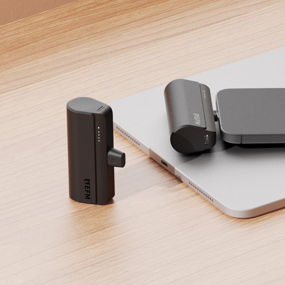 EFM Power On-The-Go Twin Pack - For all USB-C Devices - Black