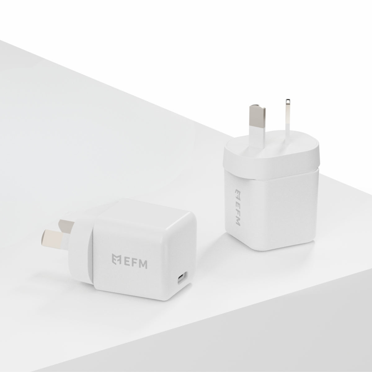 EFM ECO 30W GaN Wall Charger Twin Pack - With Power Delivery and PPS