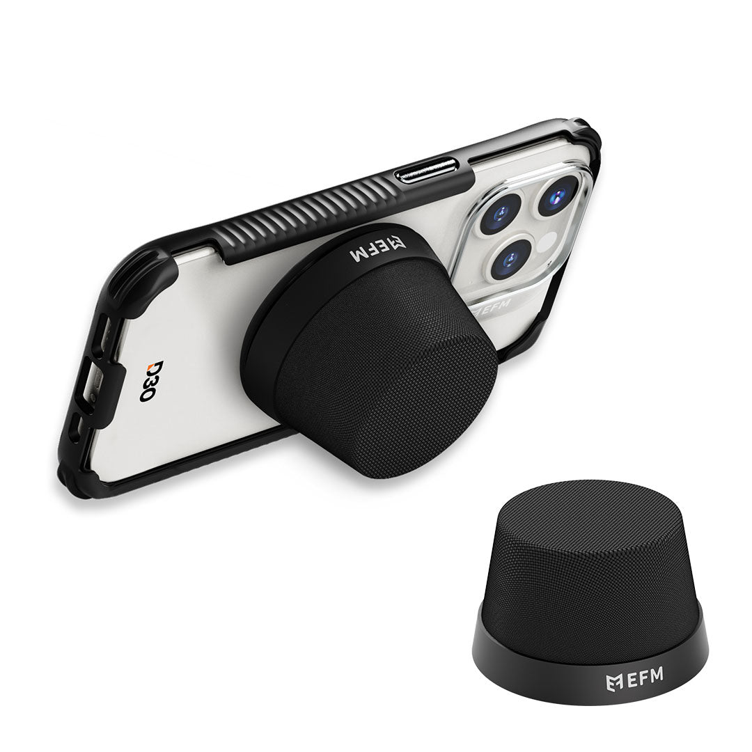 EFM Cloudbreak Mag Bluetooth Speakers Twin Pack - With MagSafe Compatibility - Black