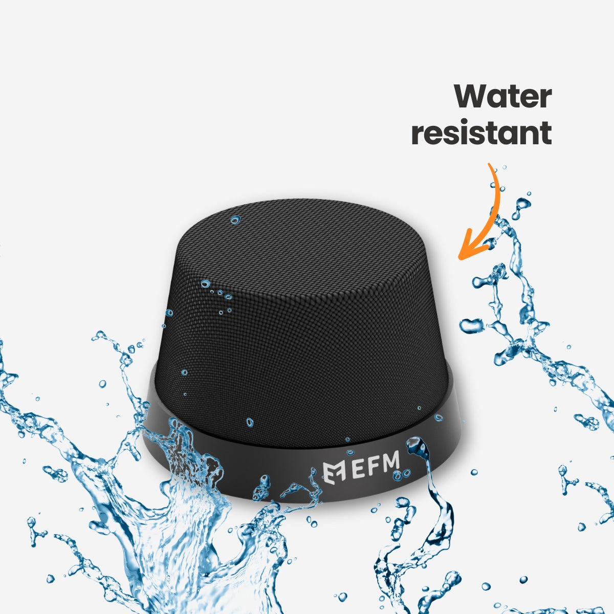 EFM Cloudbreak Mag Bluetooth Speakers Twin Pack - With MagSafe Compatibility - Black