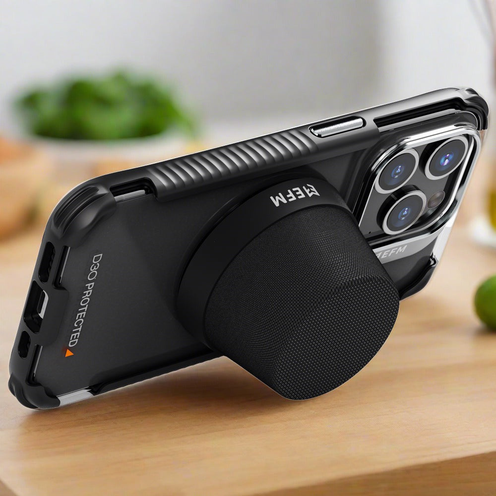 EFM Cloudbreak Mag Bluetooth Speakers Twin Pack - With MagSafe Compatibility - Black