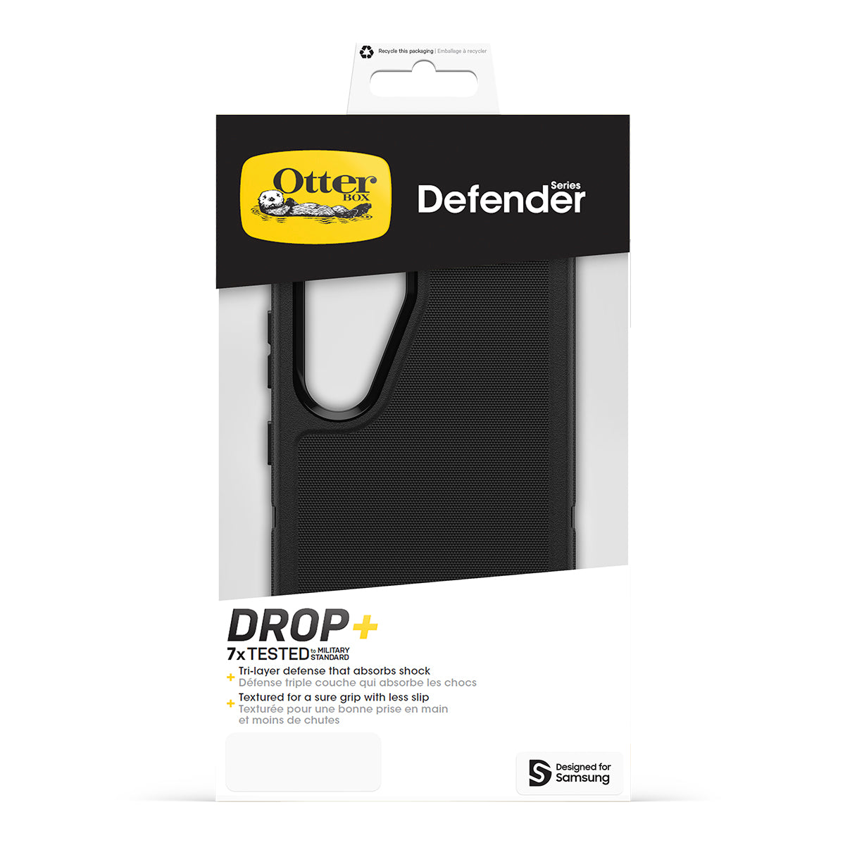 OtterBox Defender Case - For Samsung Galaxy S25 - Black