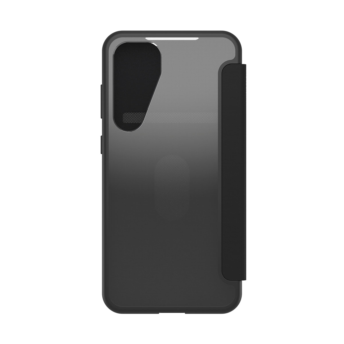 OtterBox React Folio Case - For Samsung Galaxy S25+ - Black Crystal