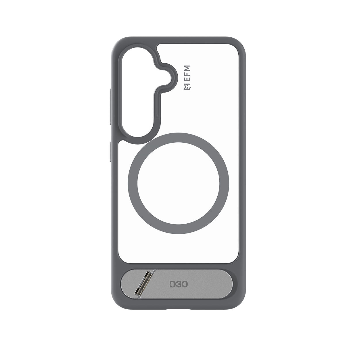 EFM Alta Case with D3O BIO - For Samsung Galaxy S25 - Grey/ Clear