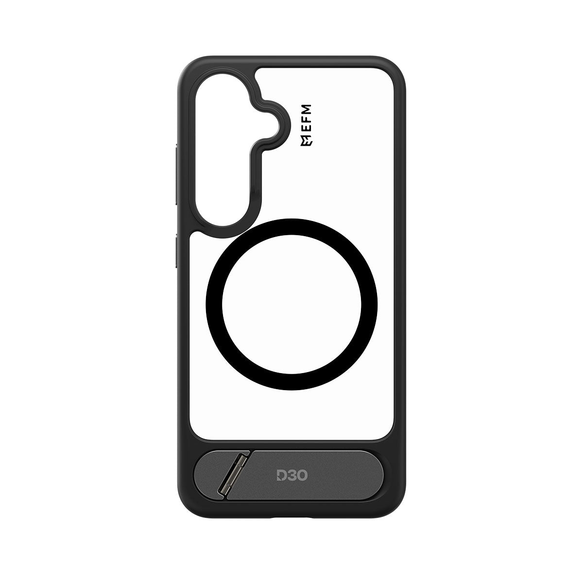 EFM Alta Case with D3O BIO - For Samsung Galaxy S25+ - Black/ Clear