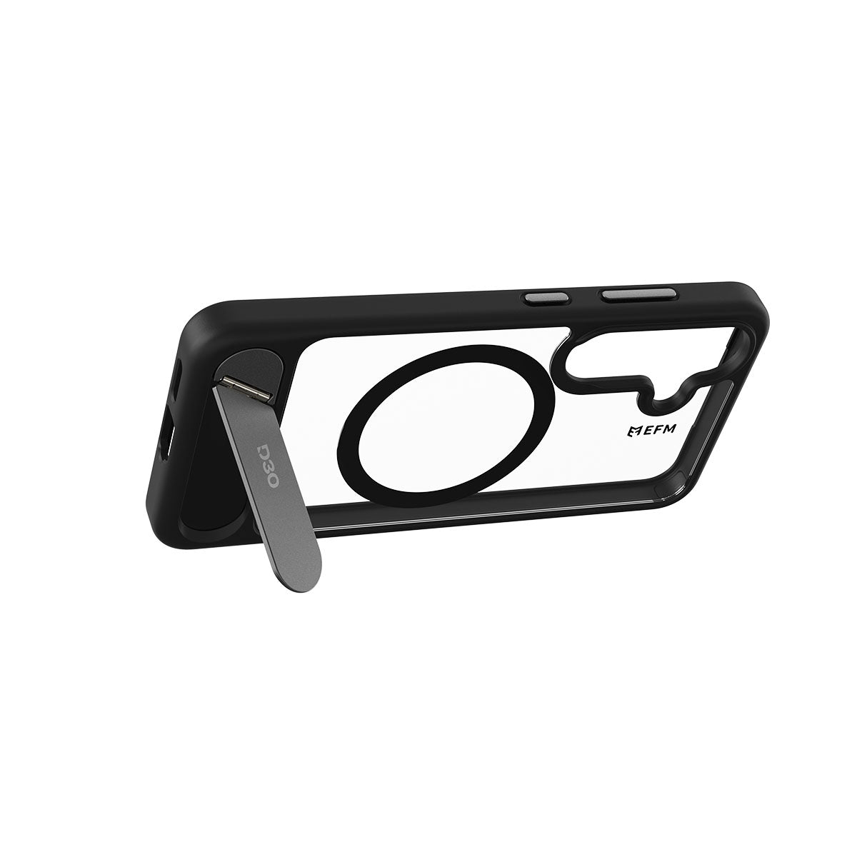 EFM Alta Case with D3O BIO - For Samsung Galaxy S25+ - Black/ Clear