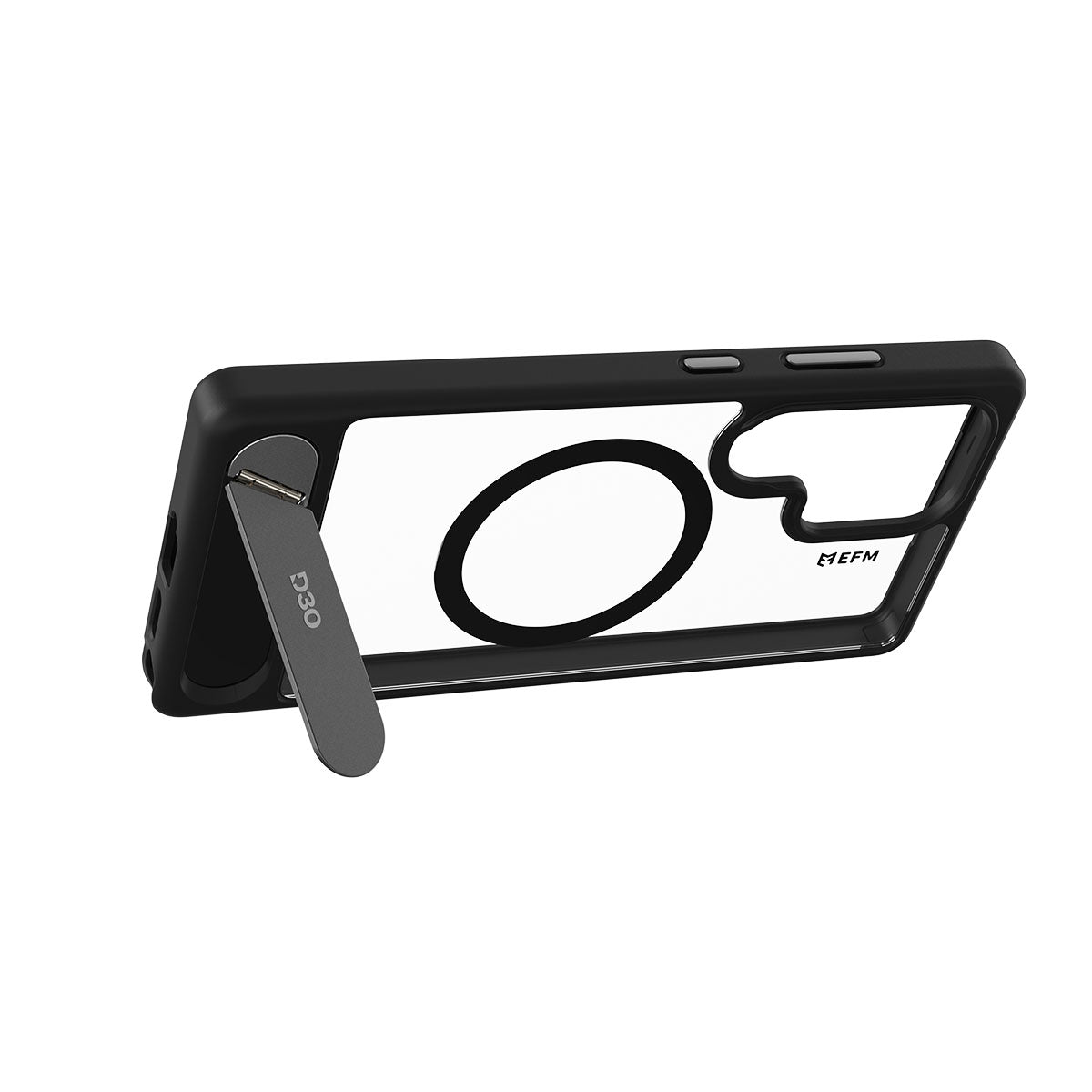 EFM Alta Case with D3O BIO - For Samsung Galaxy S25 Ultra - Black/ Clear