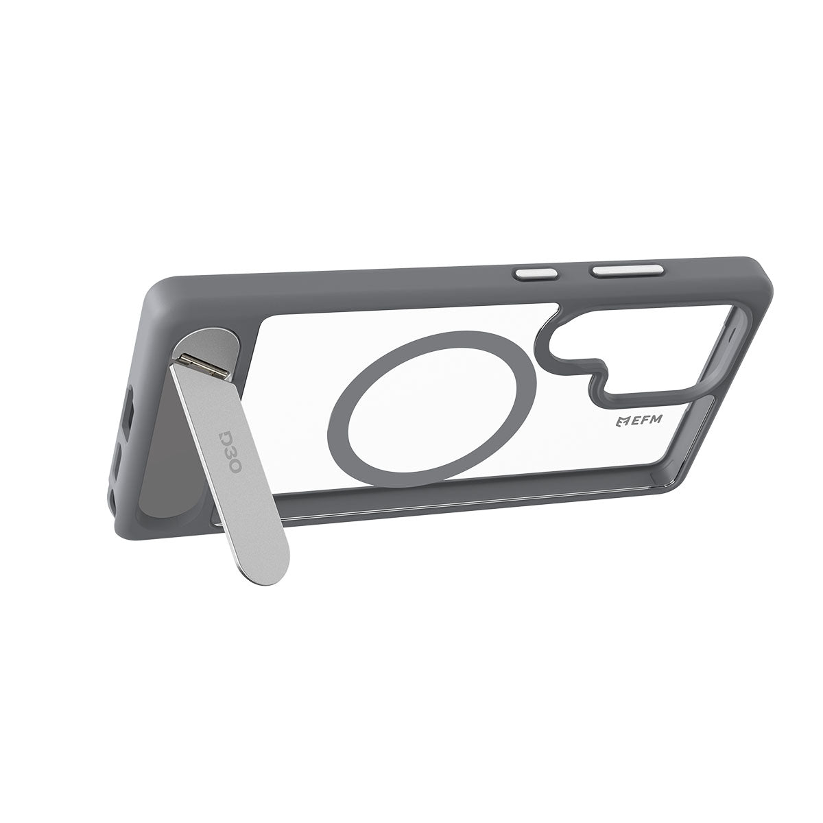 EFM Alta Case with D3O BIO - For Samsung Galaxy S25 Ultra - Grey/ Clear