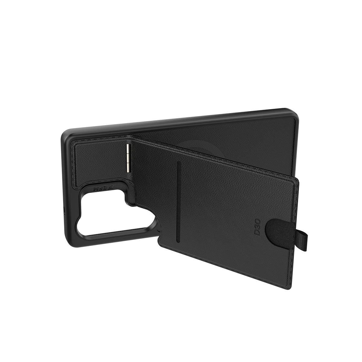 EFM Berlin Wallet Case with D3O BIOFor Samsung Galaxy S25 Ultra - Black