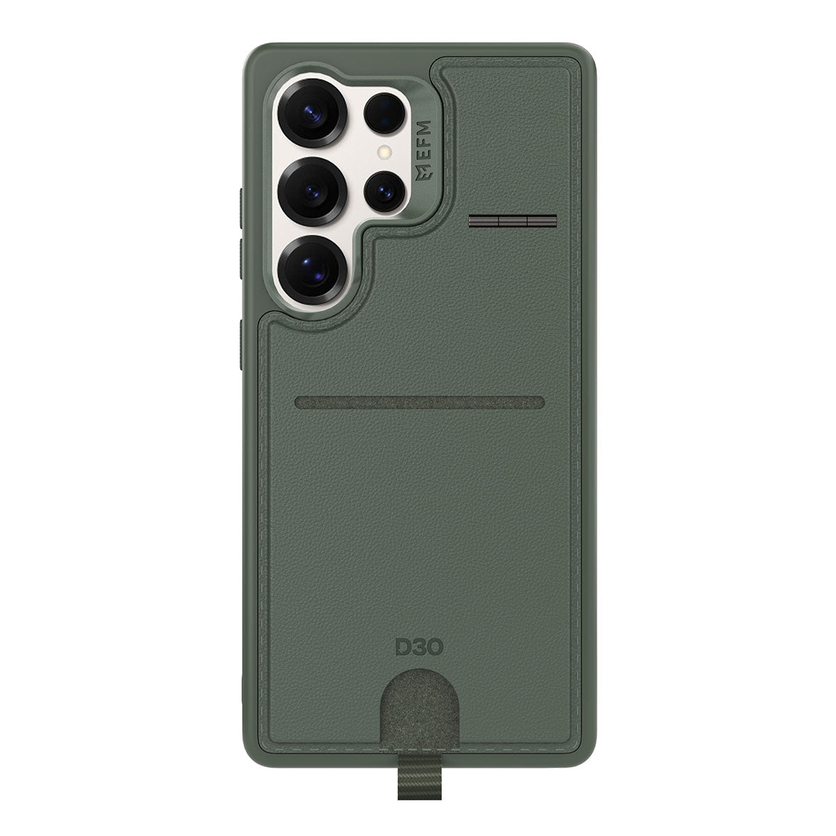 EFM Berlin Wallet Case with D3O BIO - For Samsung Galaxy S25 Ultra - Forest Green