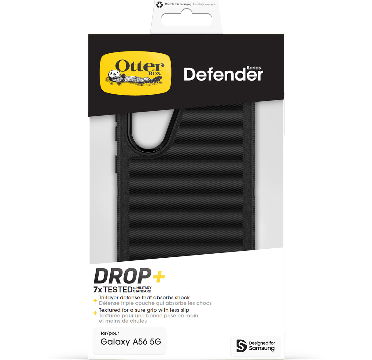 Otterbox Defender Case - For Samsung A56 5G - Black