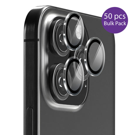 EFM Camera Lens Protector Bulk Pack - For iPhone 16 Pro / 16 Pro Max - Clear