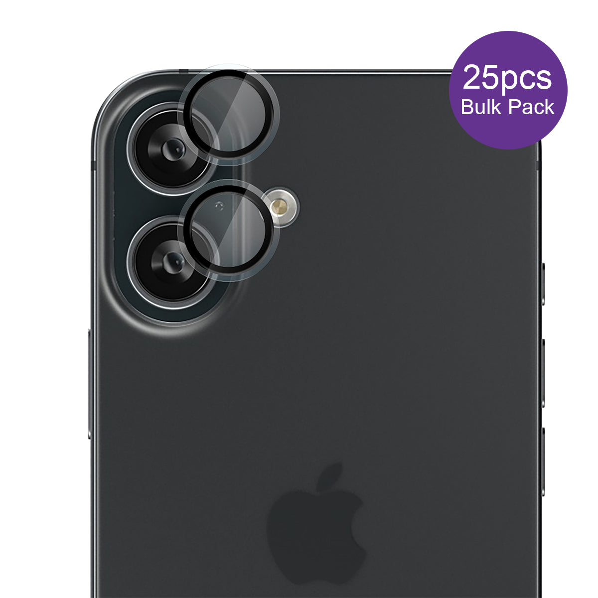 EFM Camera Lens Protector Bulk Pack - 25 Units - For iPhone 17 - Clear