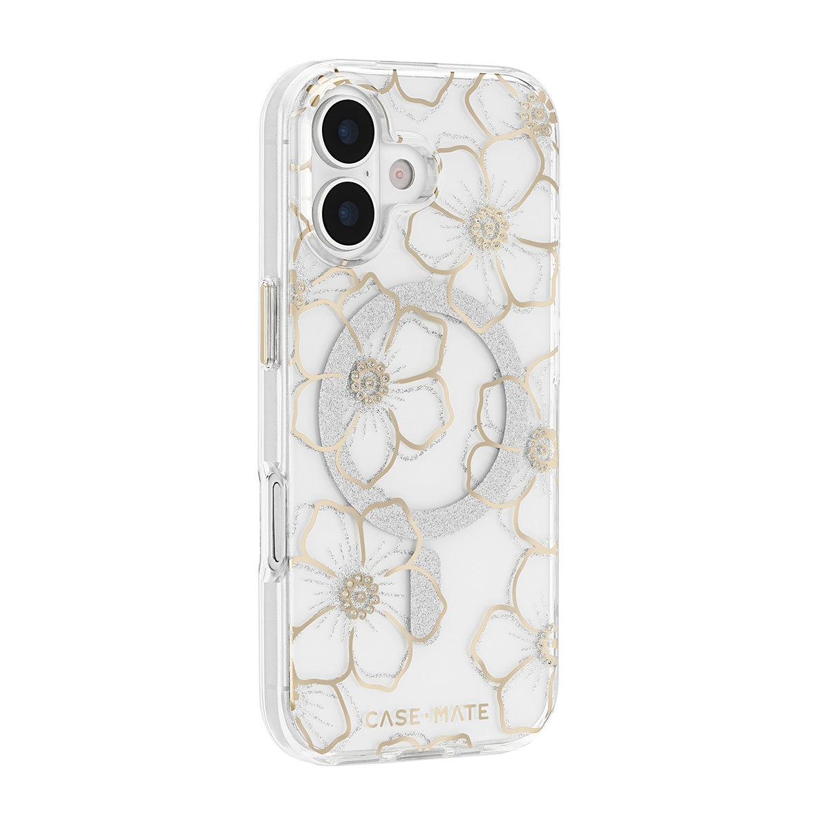 Case-Mate Floral Gems MagSafe Case - For iPhone 17 - Gold