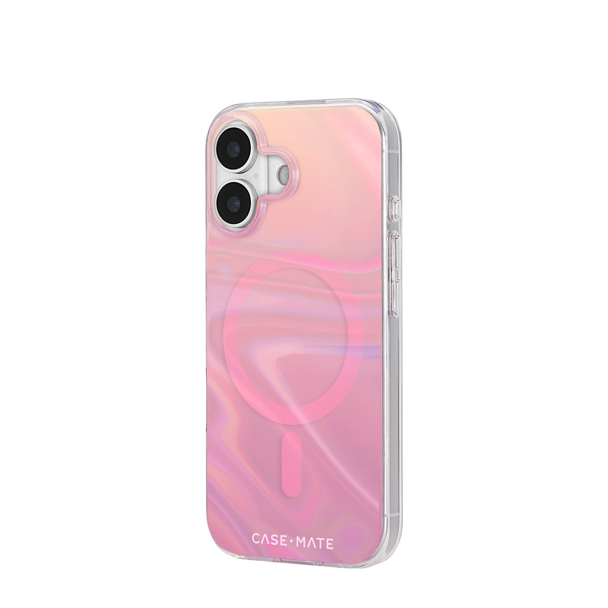 Case-Mate Peach Bubble MagSafe Case - For iPhone 17 - Iridescent
