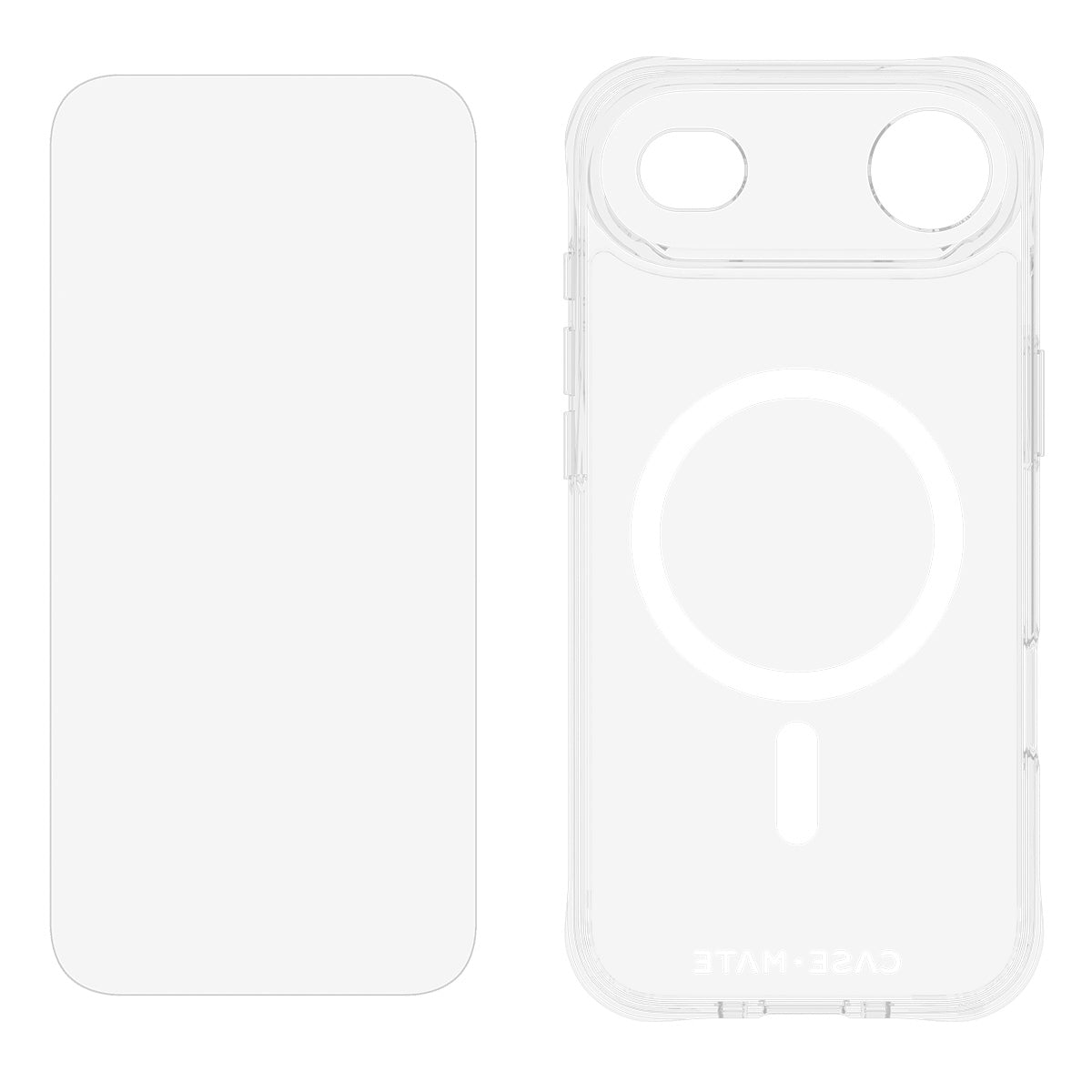 Case-Mate Case & Screen Protection Pack w/MagSafe - For iPhone Air - Clear Case