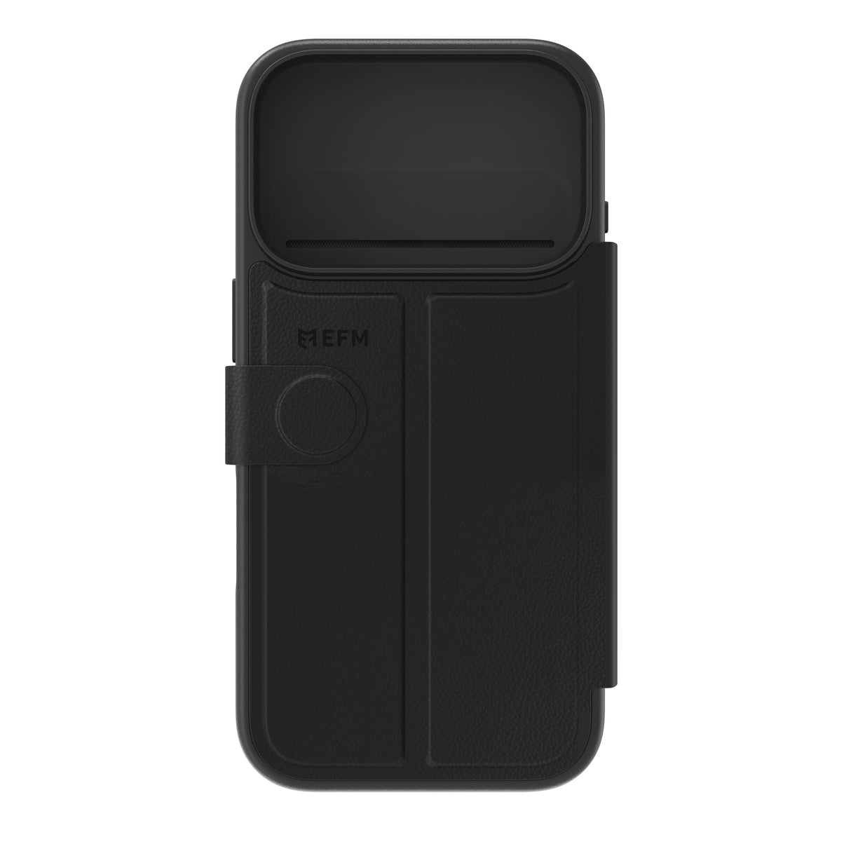 EFM Venice Wallet Case - For iPhone 17 Pro - Black