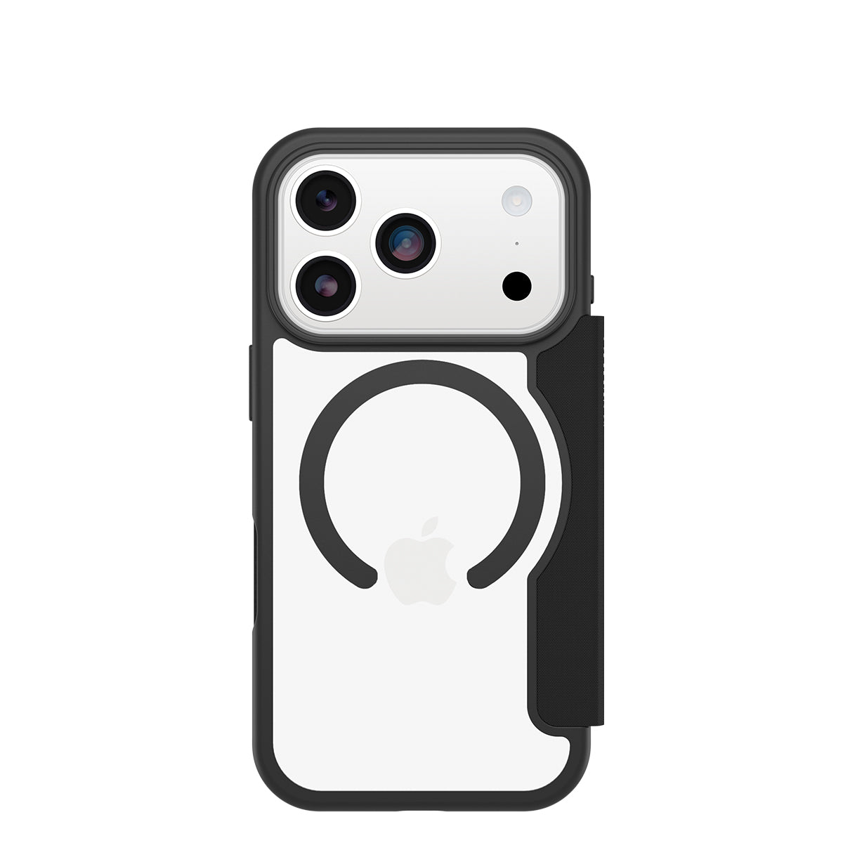 OtterBox React Folio MagSafe Case - For iPhone 17 Pro - Black Crystal