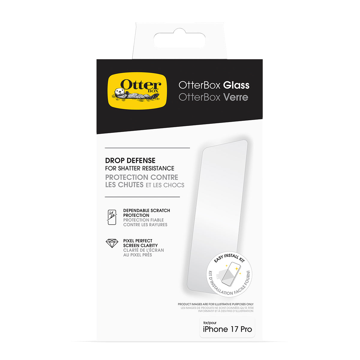 OtterBox Glass Screen Protector - For iPhone 17 Pro