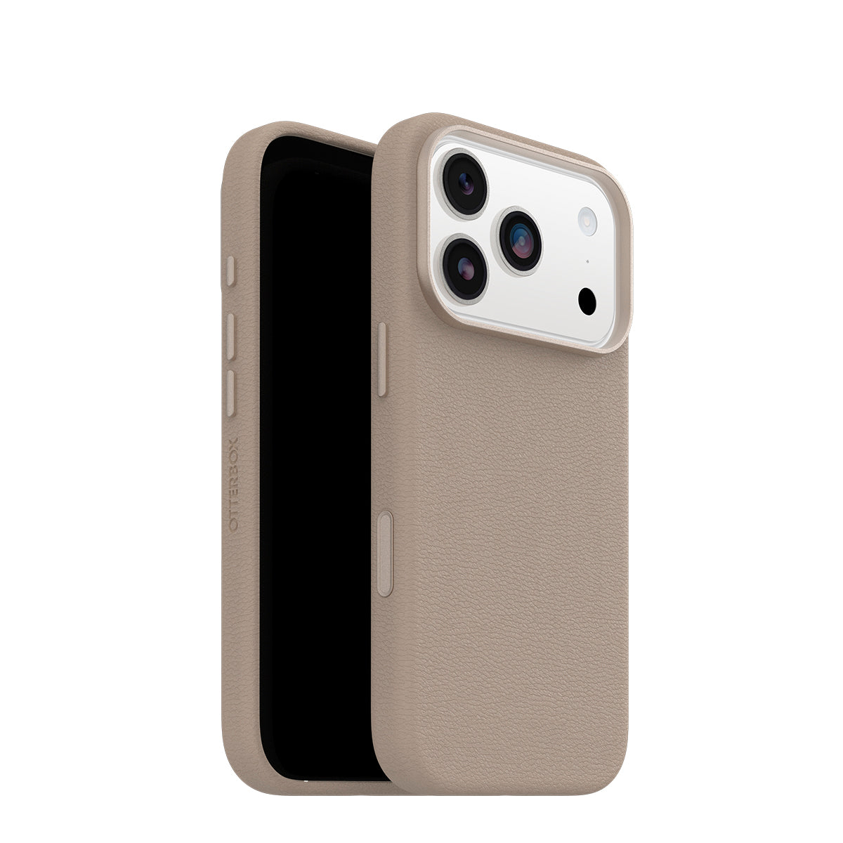 OtterBox Symmetry MagSafe Cactus Leather Case with Camera Control - For iPhone 17 Pro - Cottonwood Glen Stone