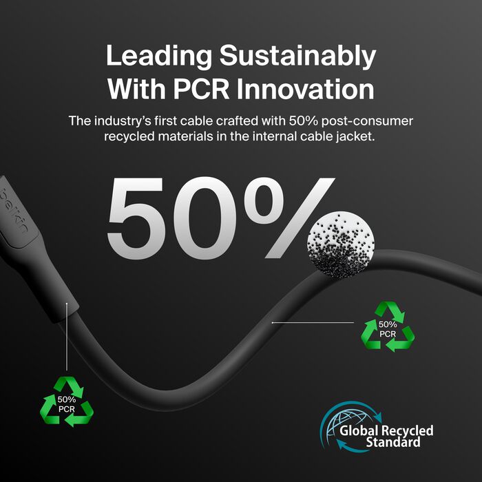 Belkin Boost Charge USB-A to C Cable - 0.15m - Universally compatible - Black