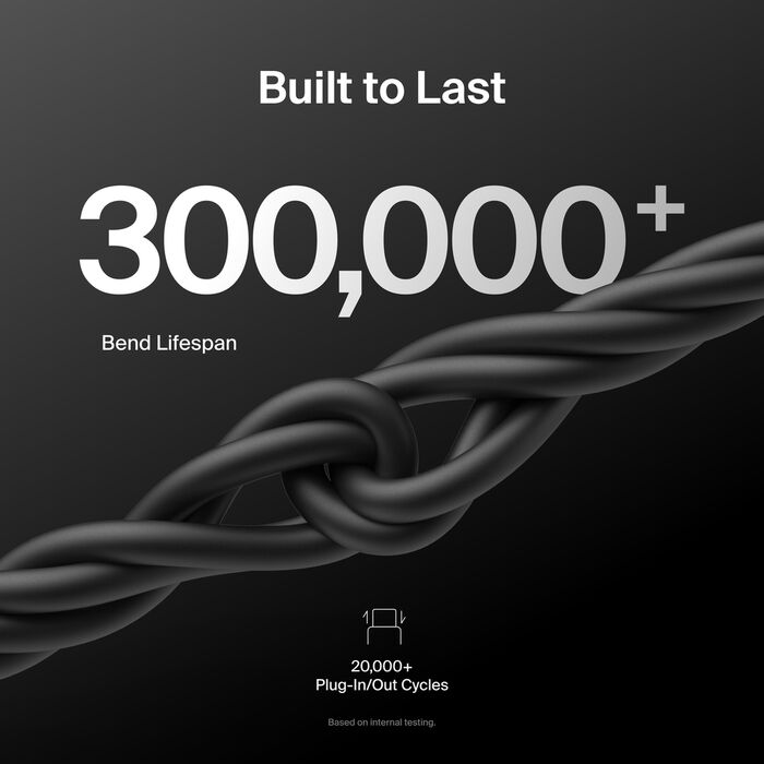 Belkin Boost Charge USB-C to C 60W Cable - 1m - Universally compatible - Black