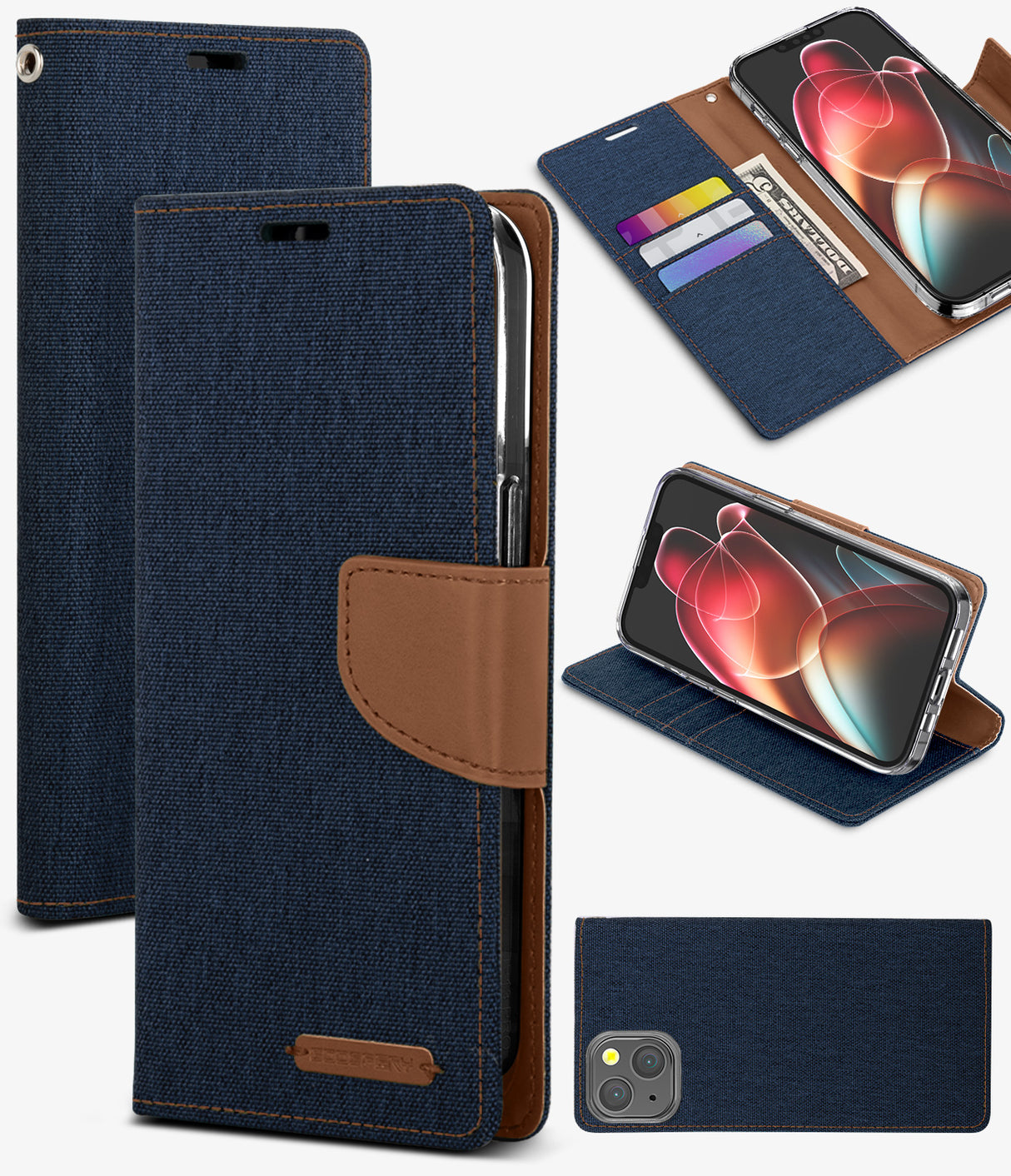 iPhone 13 Canvas Diary Case