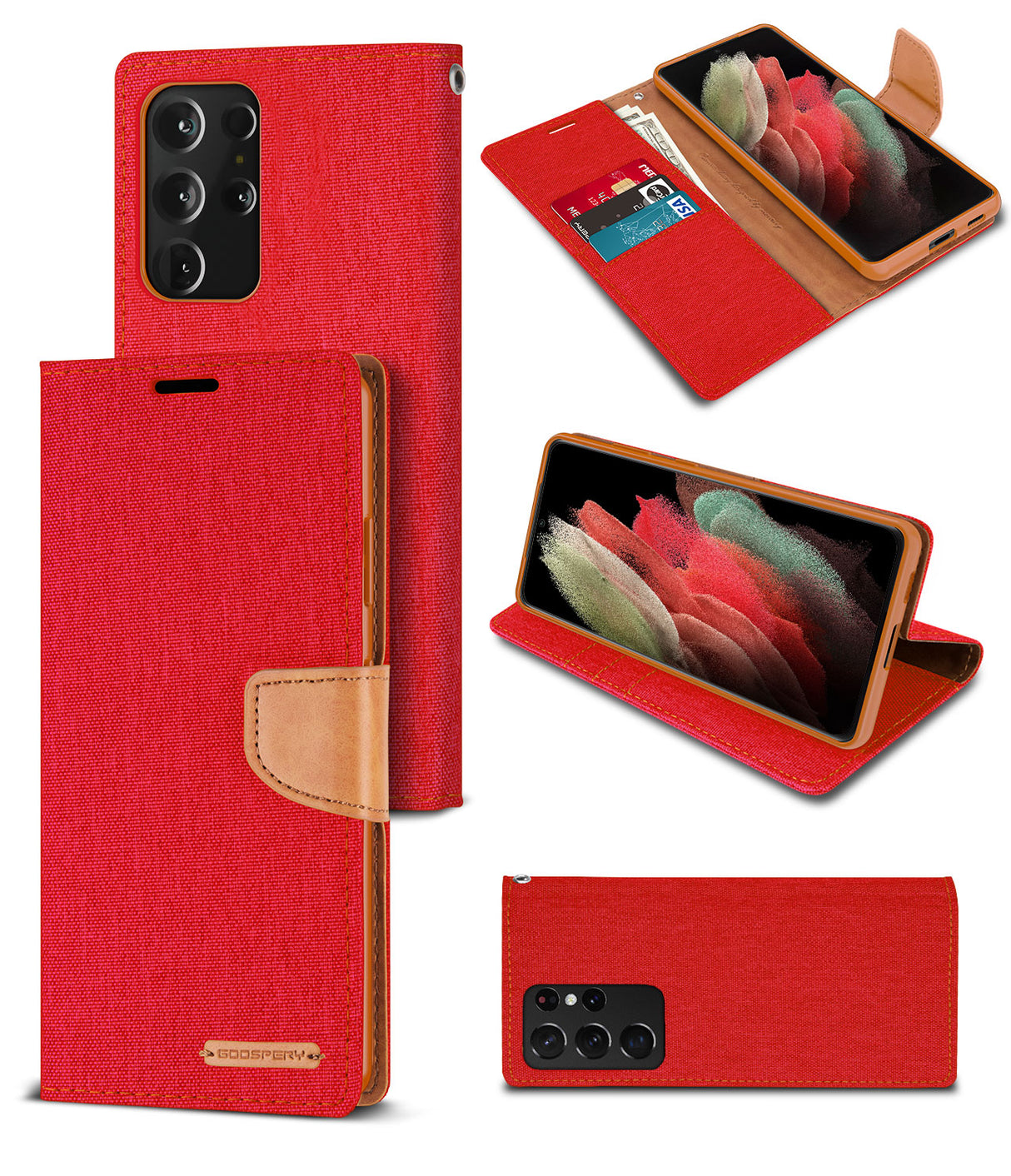 iPhone X Canvas Diary Case