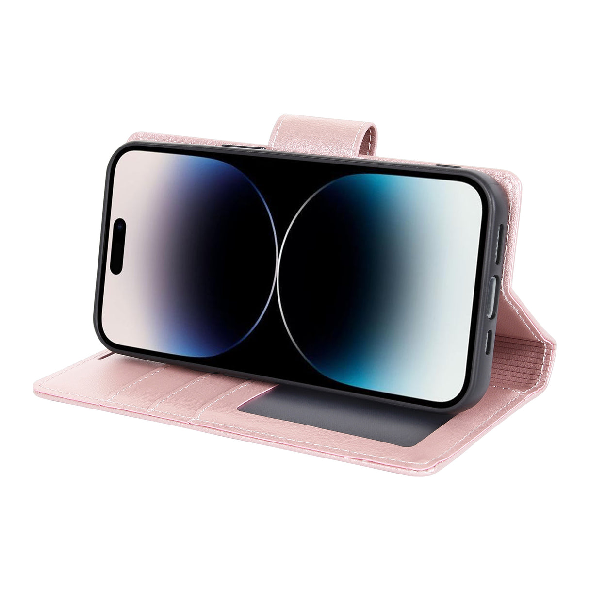 iPhone 14 Plus Hanman Miro 2 in 1 Leather Case