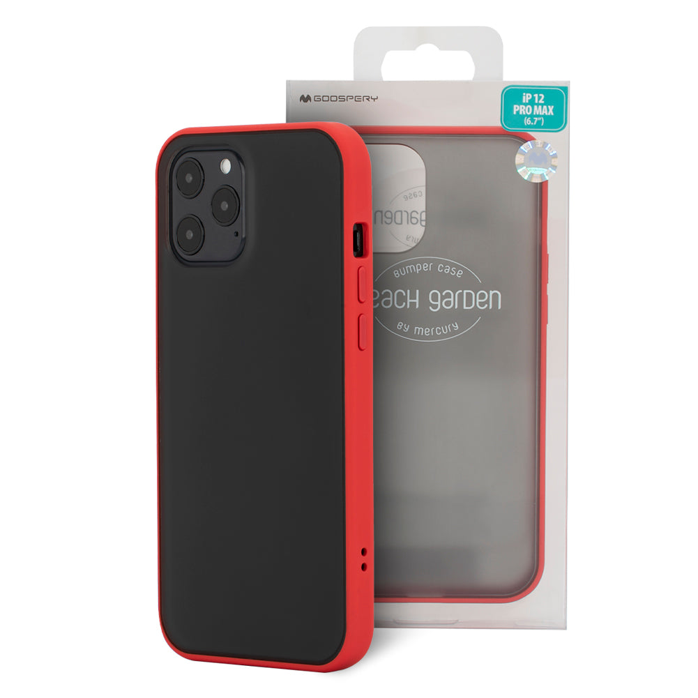 iPhone 12 Peach Garden Bumper Case