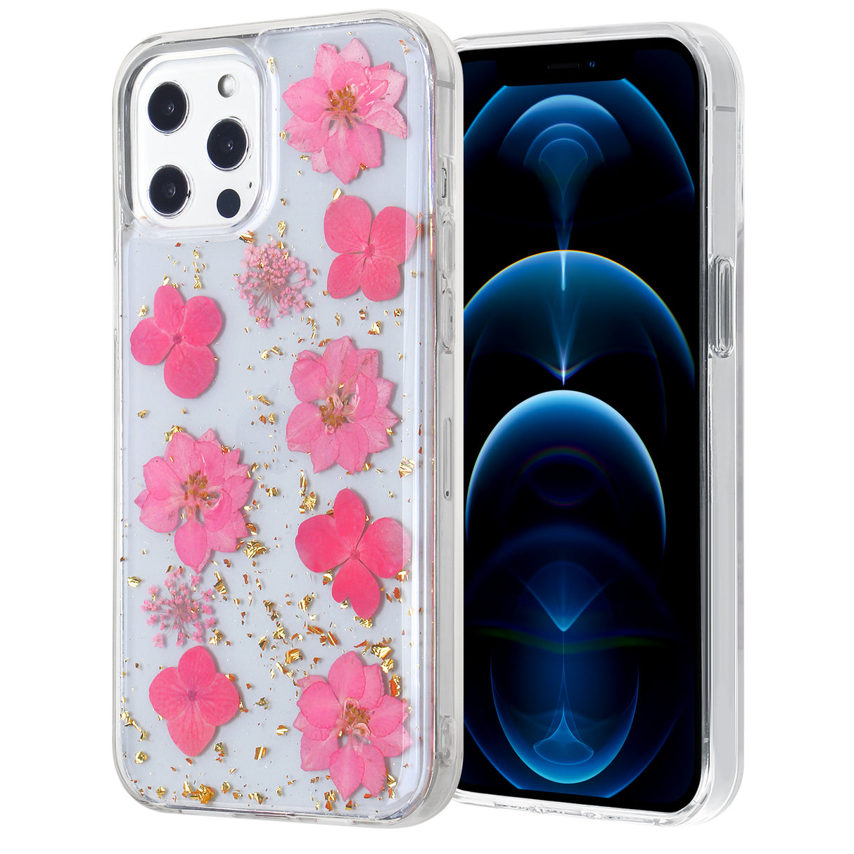 iPhone 12 Star Real Flower Case