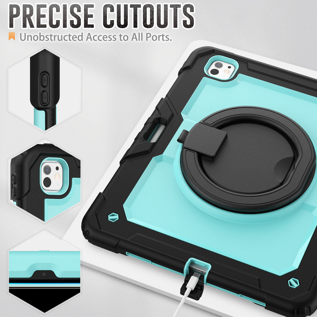 iPad Air 11 2024 Ring Survivor Case