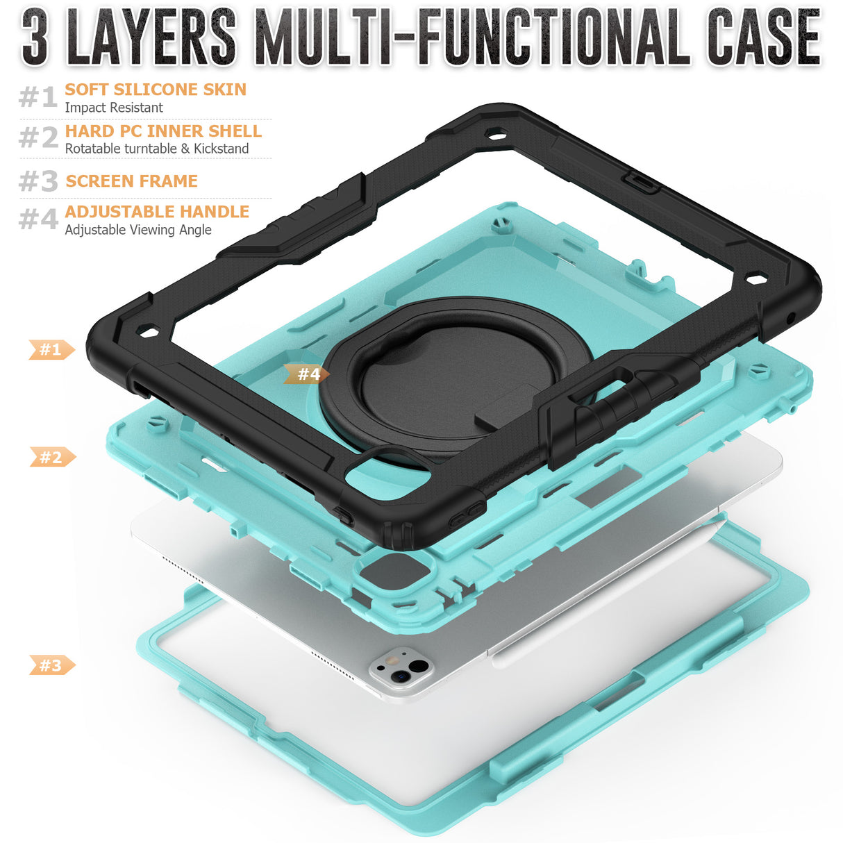 iPad Air 11 2024 Ring Survivor Case