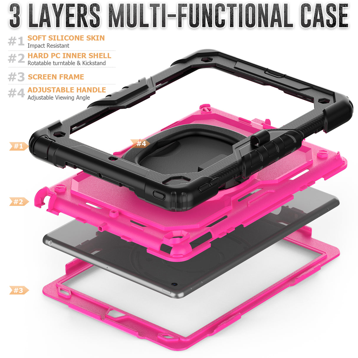 iPad Air 4 Ring Survivor Case