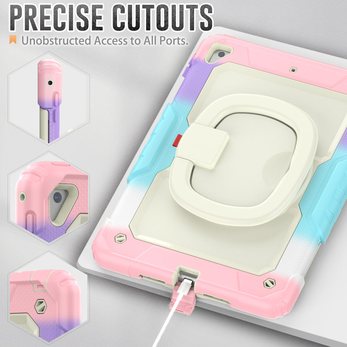 iPad Air 11 2024 Ring Survivor Case